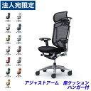 『期間限定ポイント10倍』『受注生産品』 オカムラ チェア コンテッサ セコンダ エクストラハイバック ポリッシュフレーム ブラックボディ 座クッション 可動肘...