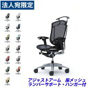 『ポイント10倍』『受注生産品』 オカムラ チェア コンテッサ セコンダ ハイバック シルバーフレーム ブラックボディ 座メッシュ 可動肘 ランバーサポート付 ...