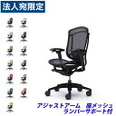『ポイント10倍』『受注生産品』 オカムラ チェア コンテッサ セコンダ ハイバック ブラックフレーム ブラックボディ 座メッシュ 可動肘 ランバーサポート付 ...