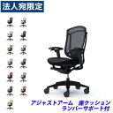 『ポイント10倍』『受注生産品』 オカムラ チェア コンテッサ セコンダ ハイバック ブラックフレーム ブラックボディ 座クッション 可動肘 ランバーサポート付...