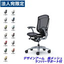 『ポイント10倍』『受注生産品』 オカムラ チェア コンテッサ セコンダ ハイバック シルバーフレーム ブラックボディ 座メッシュ 固定肘 ランバーサポート付 ...