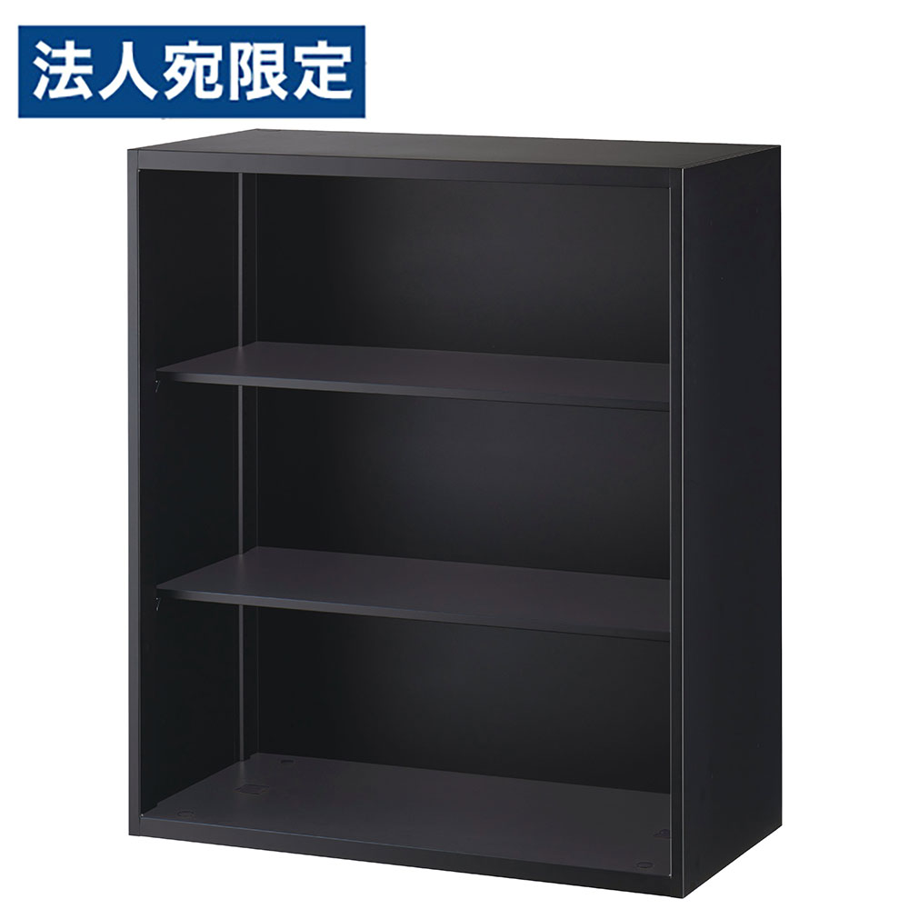 両開き書庫 鍵付き スチール書庫 幅900 奥行400 高さ1800 KW4-18H-WH 