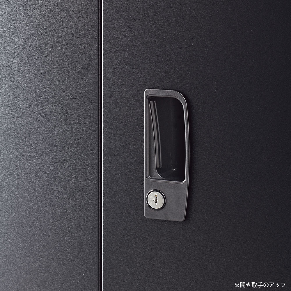 書庫 ALZシリーズ 両開き書庫 H1860mm ブラック ALZK-H36 スチール書庫 A4 黒 上品...
