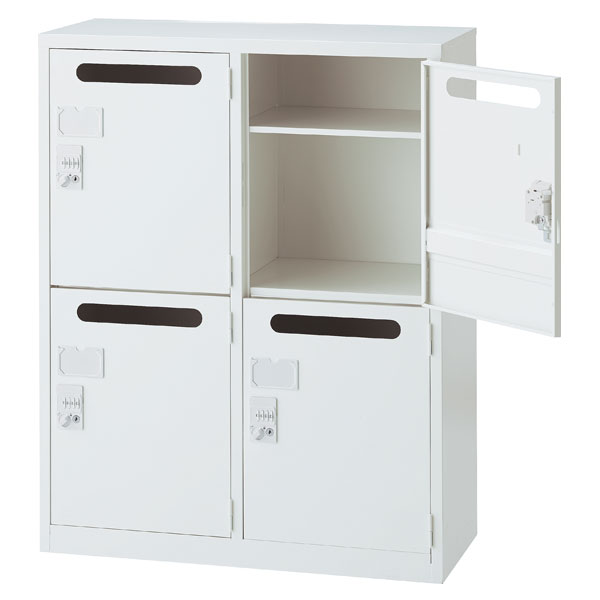 生興 ALZシリーズ パーソナル収納 2列2段 W880×D380×H1110mm ALZ-M34 [ オフィス家具 メールボックス ロッカー 収納家具 ]『代引不可』『送料無料(一部地域除く)』 [2]
