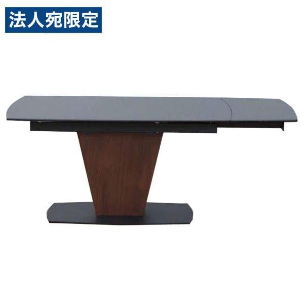 ダイニングテーブル UP シウバ 伸長式ダイニングテーブル セラミック 4人 6人 W140cm〜180cm ブラック 東馬 伸縮 テーブル おしゃれ『代引不可』『送料無料（一部地域除く）』