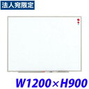 ライオン事務器 壁掛タイプホワイトボード(軽量タイプ) W900×D17×H1200mm ES-12 512-25 『代引不可』『送料無料(一部地域除く)』