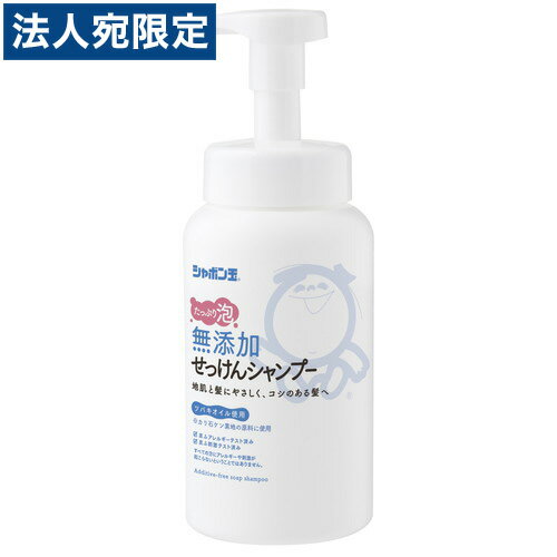 シャボン玉 無添加せっけんシャンプー 泡タイプ 本体 520ml