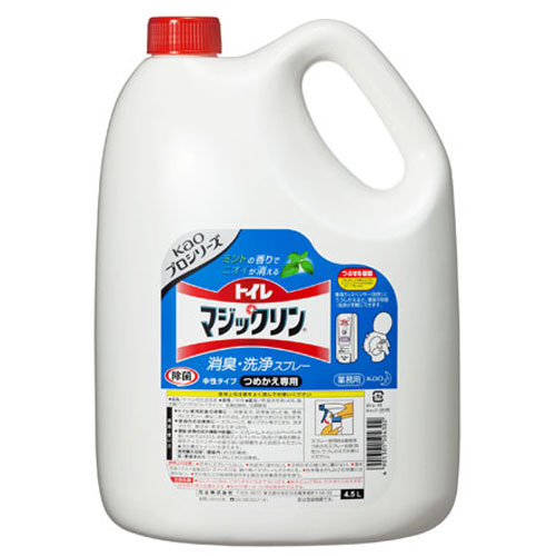 花王 トイレマジックリン消臭・洗浄 業務用4.5L×4個 トイレ用洗剤 トイレ用洗浄剤 ...