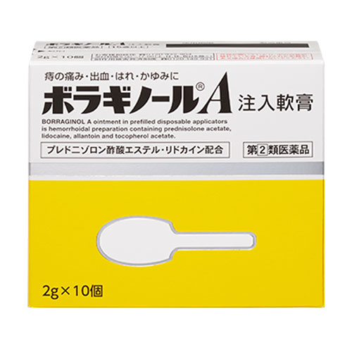 『指定第2類医薬品』ボラギノールA注入軟膏 2g×10個