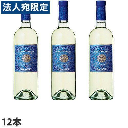『取寄品』フェウド・アランチョ ピノ・グリージョ 750ml×12本熟したアプリコットや桃などの芳醇な果実..