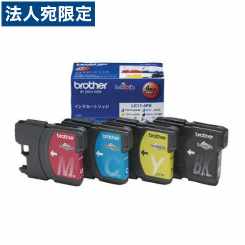 乐天商城 - LC11-4PK ブラザー 4色 純正 インク 11『送料無料（一部地域除く）』