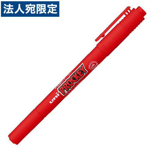 三菱鉛筆 プロッキー 細字 PM-120T.15 赤