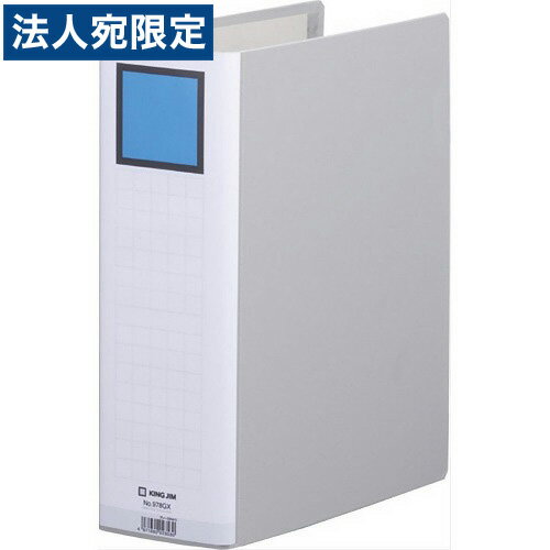 キング GファイルSガタ A4タテ 2ケツ 80ミリ グレー