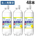 炭酸水 伊賀の天然水強炭酸水 グレープフルーツ 500ml 48本 サンガリア『送料無料(一部地域除く)』