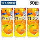 オレンジジュース すっきりとオレンジ 240g 30缶 サンガリア(4)
