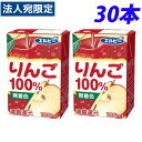 りんご100% 125ml 30本 エルビー りんごジュース アップル
