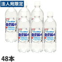 炭酸水 強炭酸水 サンガリア 伊賀の天然水強炭酸水 500ml×48本 天然水 飲料 炭酸飲料 ペットボトル飲料 割材 ソーダ『送料無料（一部地..