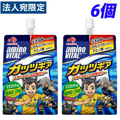 味の素 アミノバイタル ゼリードリンク ガッツギア マスカット味 250g×6個