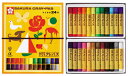 ★ゆうパケット対応可★クレパス 太巻き 24色セット ゴムヒモ付きLP24R【サクラクレパス】
