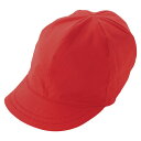 つば付紅白帽子日清紡綿ブロード頭囲：約540&#12316;570mm 【三和商会】S-12 中