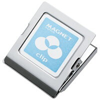 掲示物をはさんで留められるスチール製マグネットクリップ。●クリップ●規格：中（35mm）●とじ枚数：〜80枚●外形寸法：縦40×横35×厚24mm●材質：スチール、ゴム磁石J194048