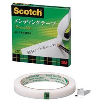 メンディングテープ 810-3-12 12mm×50m【スリーエムジャパン】