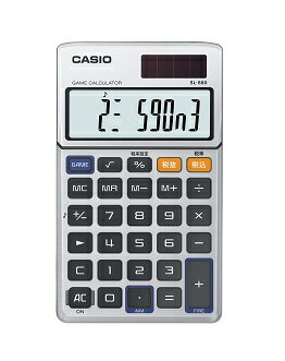【ゆうパケット対応可】ゲーム電卓【カシオCASIO】SL-880-N