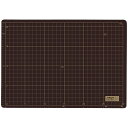 高品質で低価格なカッターマット 134B A4 グレー/茶両面使用可能