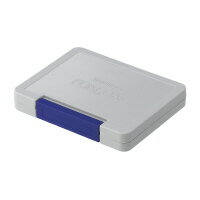 【ゆうパケット対応可】フォアコートスタンプ台　中形　盤面サイズ：56×90mm　青HCN-2-B【シヤチハタ】