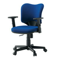 事務イス プロップ肘付【プラス】KD-A92SL BLブルー 【メーカー直送品】【時間指定不可・夜間配送不可】【平日配送のみ】
