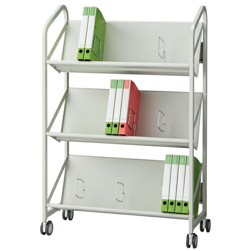 〈有料組立サービス付〉重量物対応ファイルワゴン〈3段〉FSW-8637-WG幅 882mm × 奥行き 360mm × 高さ1290mm【エヌケイ】【メーカー直送品】【時間指定不可・夜間配送不可】【平日配送のみ】