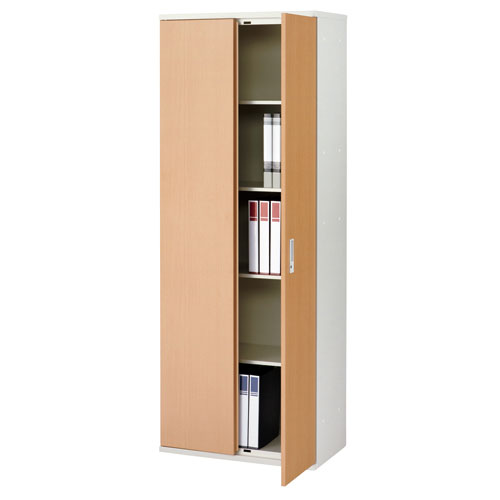 JLストレージ 両開き書庫 下置きJL-A185A WM【プラス】 【メーカー直送品】【時間指定不可・夜間配送不可】【平日配送のみ】 [3]