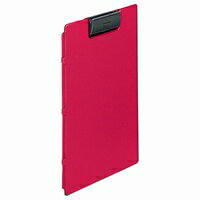 クリップファイル F-2650-12 A4E 桃【LIHITLAB】