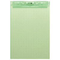 超薄型クリップボードA4E黄緑 A-5067-6【LIHITLAB】