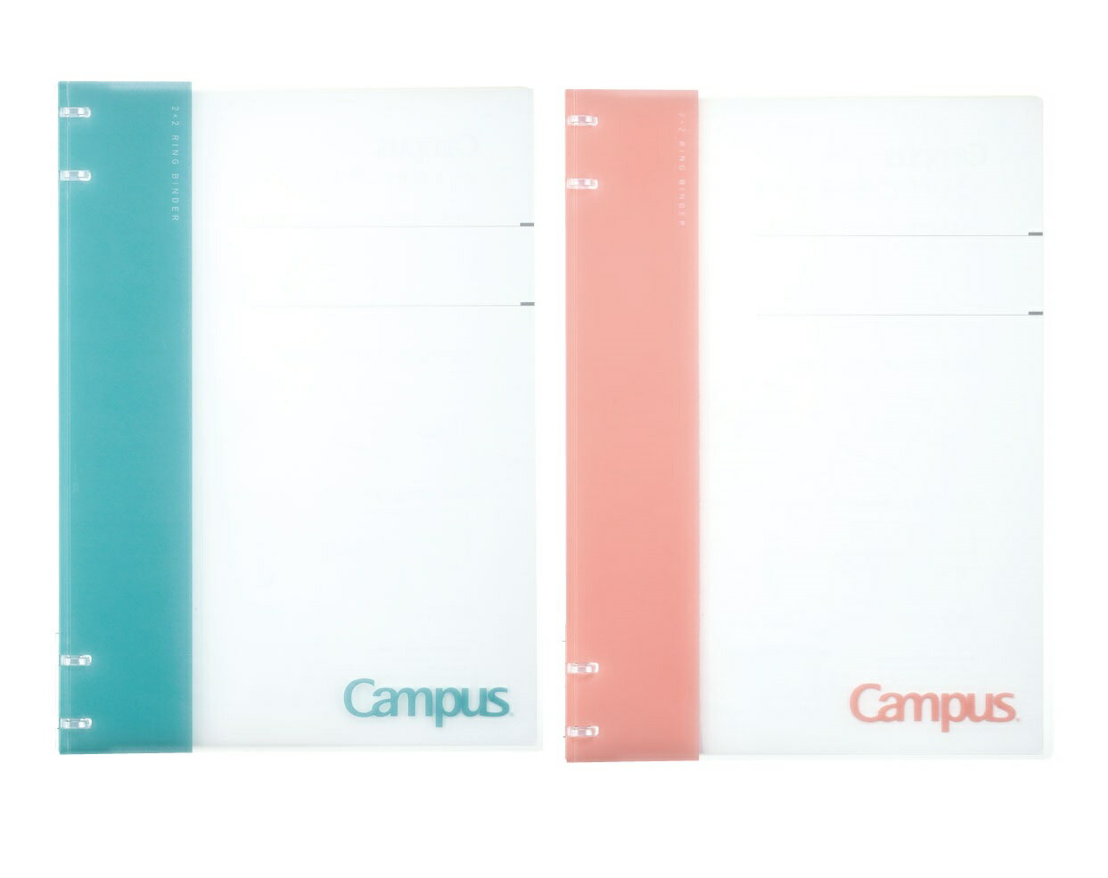 【ゆうパケット対応可】Campus　キャンパスノートのように使えるバインダー（2×2リング）A4-S全2色【コクヨ】ル-NP174□