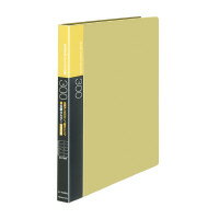 名刺ホルダー（替紙式）300名　名刺ホルダー替紙式A4縦　30穴横入黄 メイ-F335NY【コクヨ】