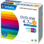 データ用DVDーRW4.7GB1-2倍速 1枚×10(5ミ