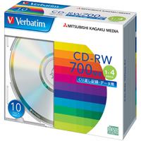 CD－RW (700MB) SW80QU10V1 10枚【Verbatim Japa