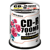 データ用CD-R 100枚入り SR80PP100【三菱化学】