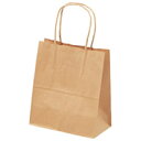 手提げバック 茶無地 特小 50-5914【タカ印】