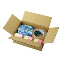 小型段ボール（茶）S（A5）20枚入 42441892 内寸220×164×75mm