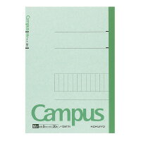 キャンパスノート（特殊罫）　縦罫17行　セミB5（6号）　30枚 ノ-13M17N【コクヨ KOKUYO】