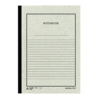 ●サイズ／セミB5（6号:252×179mm）　●罫幅7mm（A罫・普通横罫）　●30行　●40枚　●中紙／上質紙（古紙パルプ配合）　●白色度70％程度（ISO）　●製本様式／無線とじ　●オフィスでの使用に適した事務用のノートブックですk5112-8173