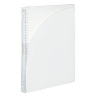 【ゆうパケット対応可】キャンパス　スライドバインダー　アダプト　スリムタイプ　A4（30穴）　透明 ル-AP171T【コクヨ KOKUYO】