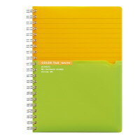 【ゆうパケット対応可】ツインリングノート　＜カラータグ＞　B6　罫幅7mm　90枚　イエロー CTス-C40Y【コクヨ KOKUYO】