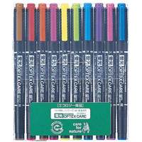 蛍光オプテックスケアWKCR1-10C 10色セット【ゼブラ】