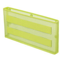 マグネットポケットA4横 黄緑 材質：スチール 磁石：耐荷重1Kg A7392-6【リヒトラブ】
