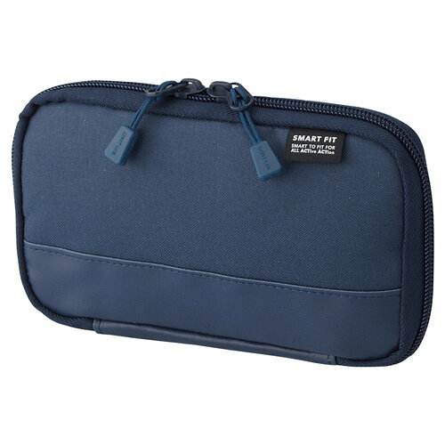 SMART FIT ACTACTコンパクトペンケース　【リヒトラブ】カラー4色・A-7687-3 レッド・A-7687-6 イエローグリーン ・A-7687-11 ネイビー・A-7687-24 ブラック