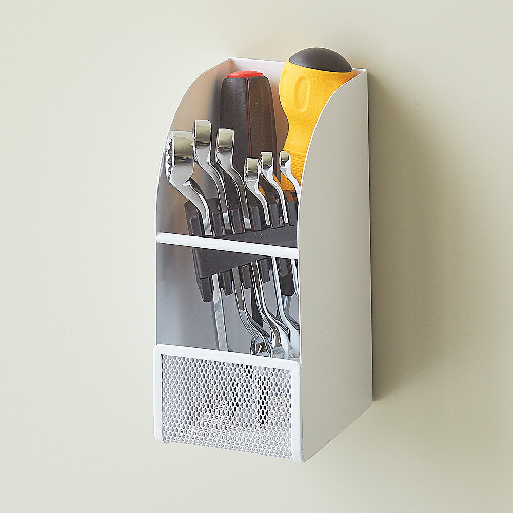 オフィス　ユーのマグネットラックS白【リヒトラブ】A-7450-0｜アングル3