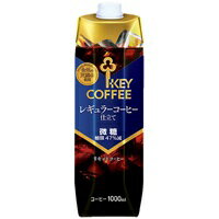 リキッドコーヒー 微糖 1L/6本【キーコーヒー】※軽減税率対象商品